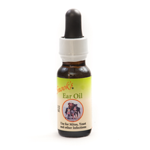 Load image into Gallery viewer, Snook&#39;s Ear Oil - use for mites, yeast and other infections. 1/2 oz bottle.