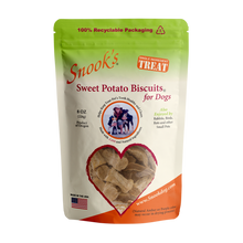 Load image into Gallery viewer, Snooks Sweet Potato Biscuits 8oz front