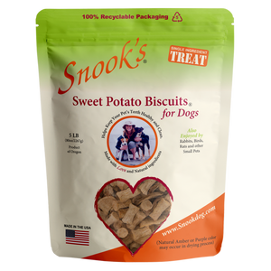 Snooks Sweet Potato Biscuit 5lb front of pouch