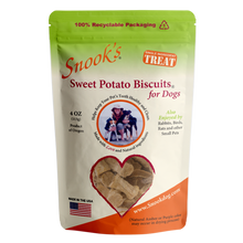 Load image into Gallery viewer, Snooks Sweet Potato Biscuits 4oz front