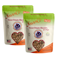 Load image into Gallery viewer, Snooks Sweet Potato Biscuits 10lbs front