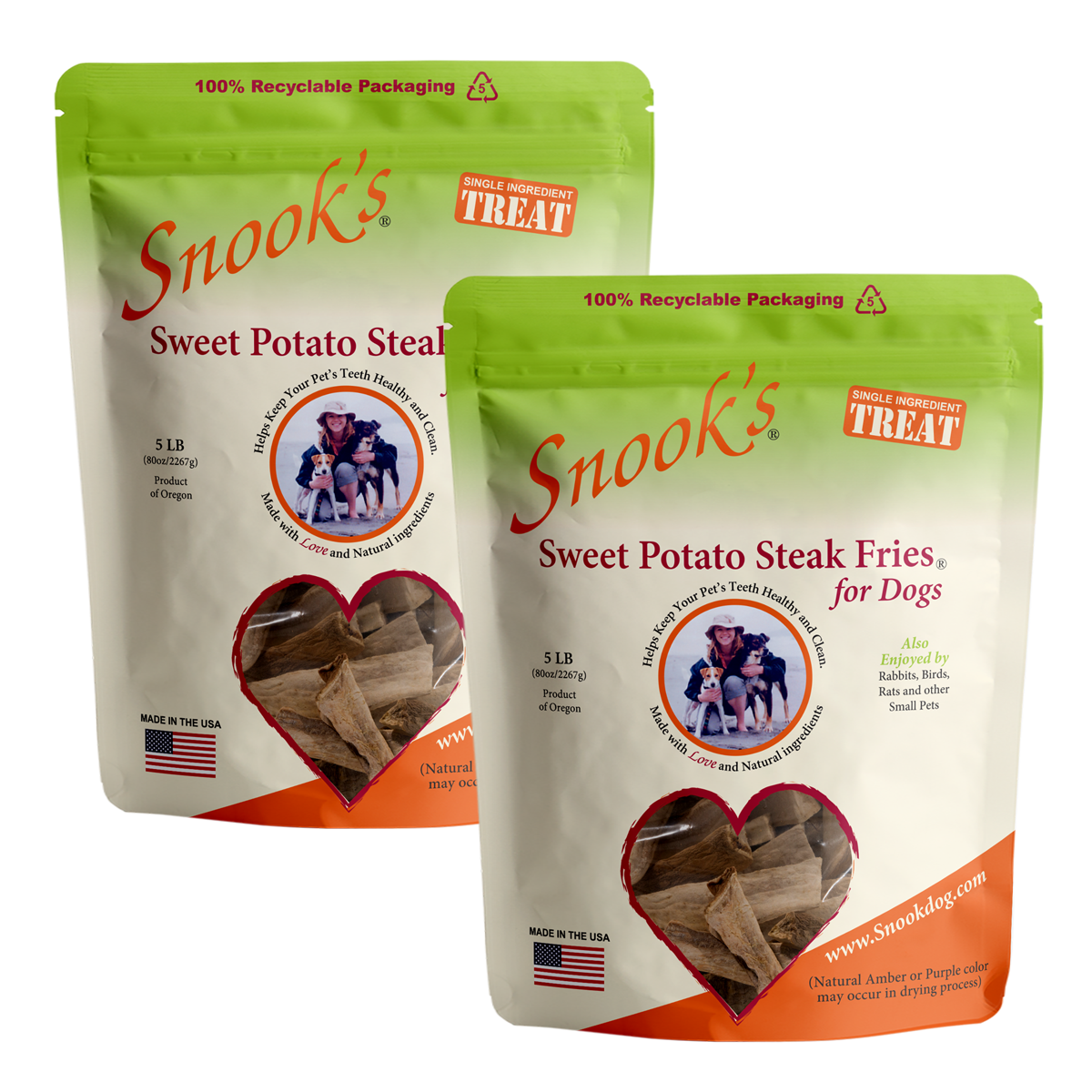 Sweet Potato Dog Steak Fries Steak Fry shaped pieces – Snook's